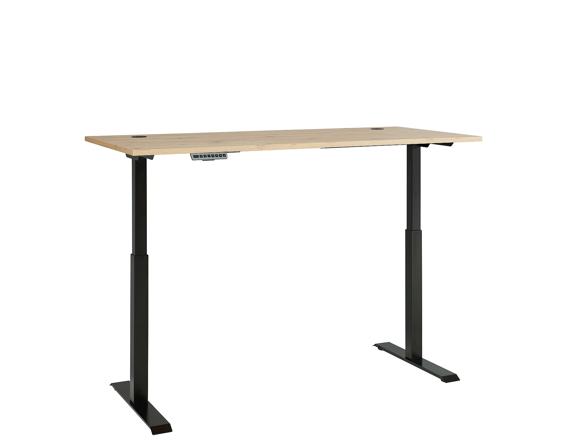 Nábytek do pracovny a kanceláře VANCOUVER GH_ psací stůl rohový 50 35 GH 25_ rozměry š/v/h_ 160/72/77 cm_ s výškově nastavitelnou pracovní deskou stolu od 72 cm do 120 cm, včetně motoru s paměťovou funkcí_ ve fázi polohování_ obr. 25 Nábytek do pracovny a kanceláře VANCOUVER GH_ psací stůl rohový 50 35 GH 25_ rozměry š/v/h_ 160/72/77 cm_ s výškově nastavitelnou pracovní deskou stolu od 72 cm do 120 cm, včetně motoru s paměťovou funkcí_ ve fázi polohování_ obr. 25