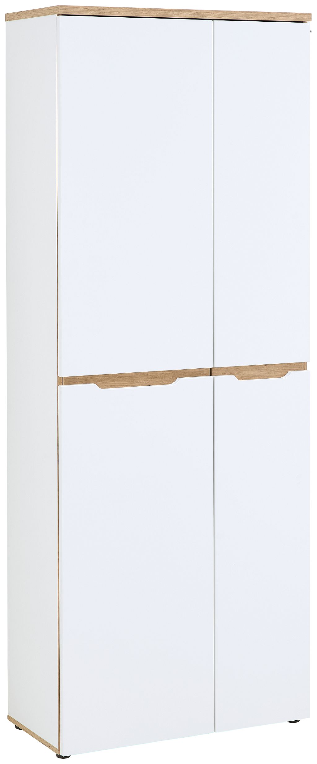 Nábytek do pracovny a kanceláře VANCOUVER WH_ kancelářská skříň 50 35 WH 01_ rozměry š/v/h_ 75/197/38 cm_ šikmý pohled_ obr. 7 Nábytek do pracovny a kanceláře VANCOUVER WH_ kancelářská skříň 50 35 WH 01_ rozměry š/v/h_ 75/197/38 cm_ šikmý pohled_ obr. 7