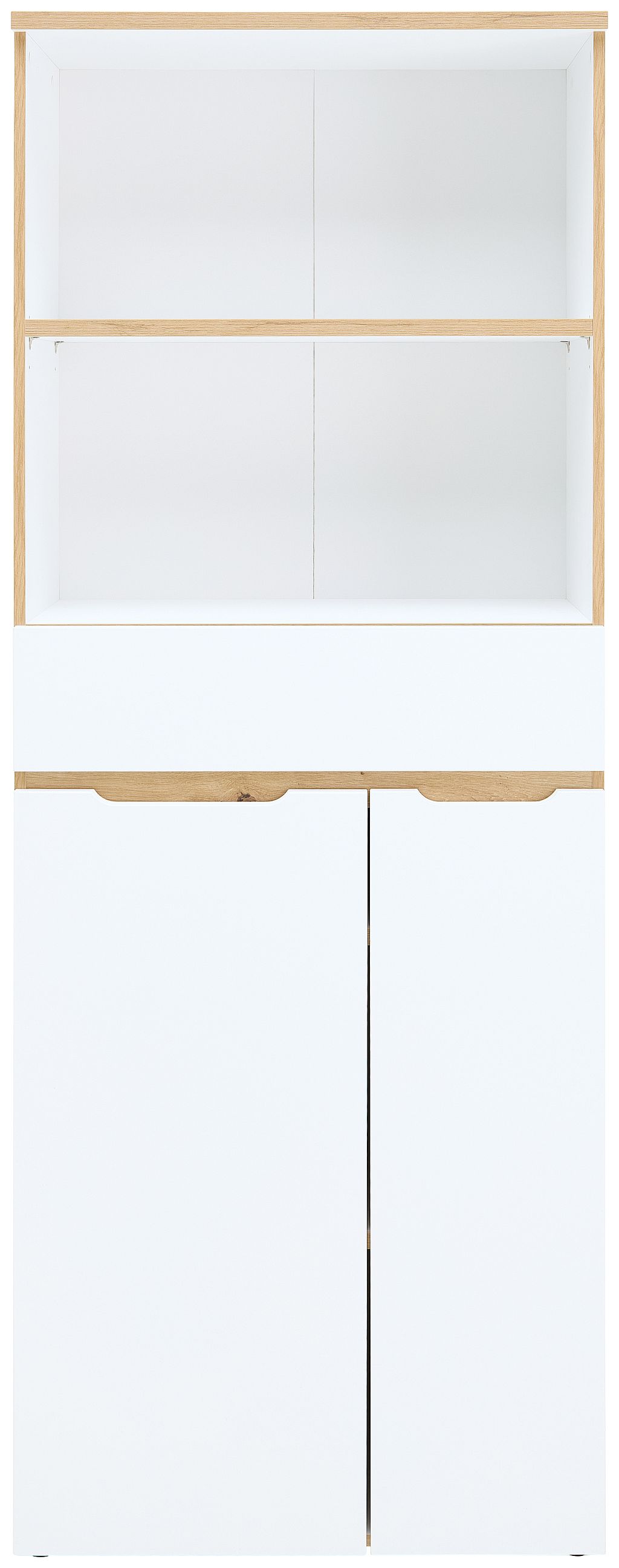 Nábytek do pracovny a kanceláře VANCOUVER WH_ kancelářská skříň 50 35 WH 02_ rozměry š/v/h_ 75/197/38 cm_ čelní pohled_ obr. 13 Nábytek do pracovny a kanceláře VANCOUVER WH_ kancelářská skříň 50 35 WH 02_ rozměry š/v/h_ 75/197/38 cm_ čelní pohled_ obr. 13