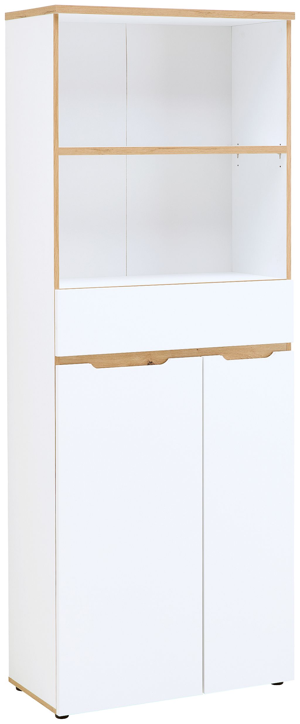 Nábytek do pracovny a kanceláře VANCOUVER WH_ kancelářská skříň 50 35 WH 02_ rozměry š/v/h_ 75/197/38 cm_ šikmý pohled_ obr. 14 Nábytek do pracovny a kanceláře VANCOUVER WH_ kancelářská skříň 50 35 WH 02_ rozměry š/v/h_ 75/197/38 cm_ šikmý pohled_ obr. 14
