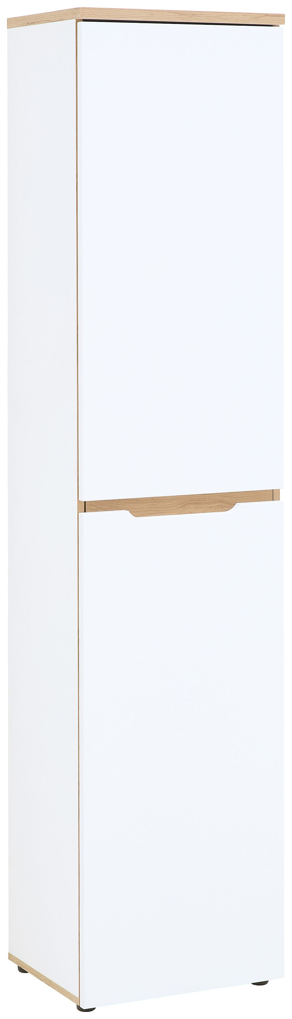 Nábytek do pracovny a kanceláře VANCOUVER WH_ kancelářská skříň 50 35 WH 05_ rozměry š/v/h_ 45/197/38 cm_ šikmý pohled_ obr. 17 Nábytek do pracovny a kanceláře VANCOUVER WH_ kancelářská skříň 50 35 WH 05_ rozměry š/v/h_ 45/197/38 cm_ šikmý pohled_ obr. 17