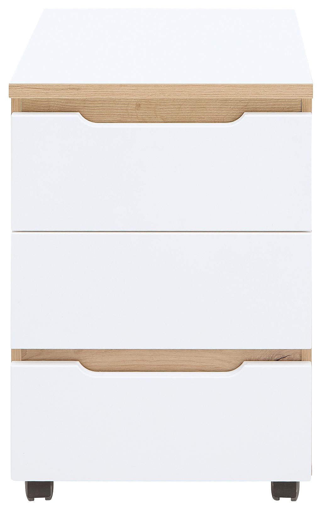 Nábytek do pracovny a kanceláře VANCOUVER WH_ kontejner na kolečkách 50 35 WH 17_ rozměry š/v/h_ 45/66/55 cm_ čelní pohled_ obr. 21 Nábytek do pracovny a kanceláře VANCOUVER WH_ kontejner na kolečkách 50 35 WH 17_ rozměry š/v/h_ 45/66/55 cm_ čelní pohled_ obr. 21