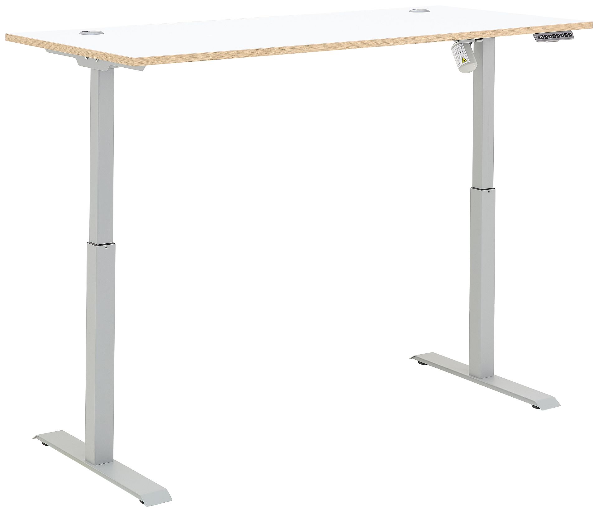 Nábytek do pracovny a kanceláře VANCOUVER WH_ psací stůl 50 35 WH 25_ rozměry š/v/h_ 160/72/77 cm_ s výškově nastavitelnou pracovní deskou stolu od 72 cm do 120 cm, včetně motoru s paměťovou funkcí_ ve fázi polohování_ obr. 24 Nábytek do pracovny a kanceláře VANCOUVER WH_ psací stůl 50 35 WH 25_ rozměry š/v/h_ 160/72/77 cm_ s výškově nastavitelnou pracovní deskou stolu od 72 cm do 120 cm, včetně motoru s paměťovou funkcí_ ve fázi polohování_ obr. 24
