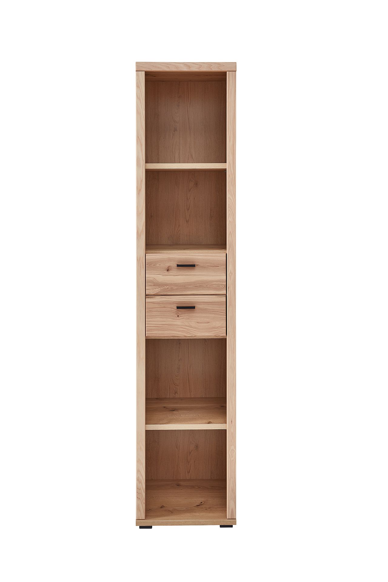 Nábytek do pracovny a kanceláře ATLANTA_ regál 5X 02 HU 08_ rozměry š/v/h_ 44/203/38 cm_ čelní pohled_ obr. 18 Nábytek do pracovny a kanceláře ATLANTA_ regál 5X 02 HU 08_ rozměry š/v/h_ 44/203/38 cm_ čelní pohled_ obr. 18