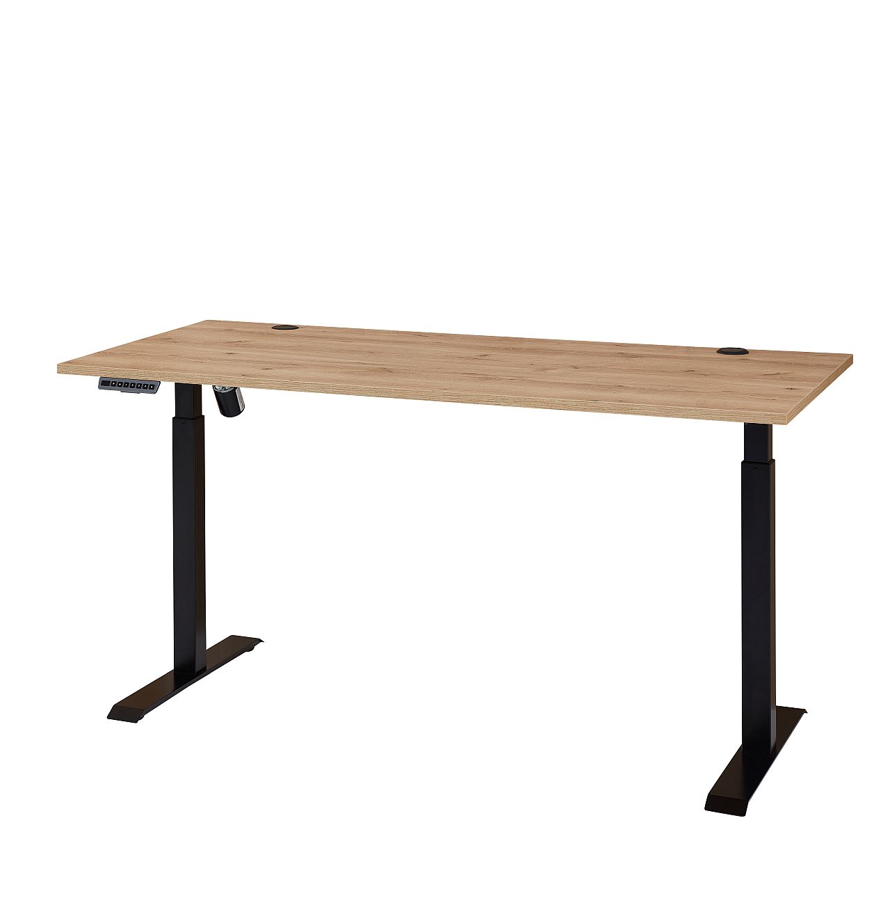 Nábytek do pracovny a kanceláře ATLANTA_ psací stůl 5X 02 HU 27_ rozměry š/v/h_ 160/72/77 cm_ s výškově nastavitelnou pracovní deskou stolu od 64 cm do 129 cm, včetně motoru s paměťovou funkcí_ ve fázi polohování_ obr. 32 Nábytek do pracovny a kanceláře ATLANTA_ psací stůl 5X 02 HU 27_ rozměry š/v/h_ 160/72/77 cm_ s výškově nastavitelnou pracovní deskou stolu od 64 cm do 129 cm, včetně motoru s paměťovou funkcí_ ve fázi polohování_ obr. 32