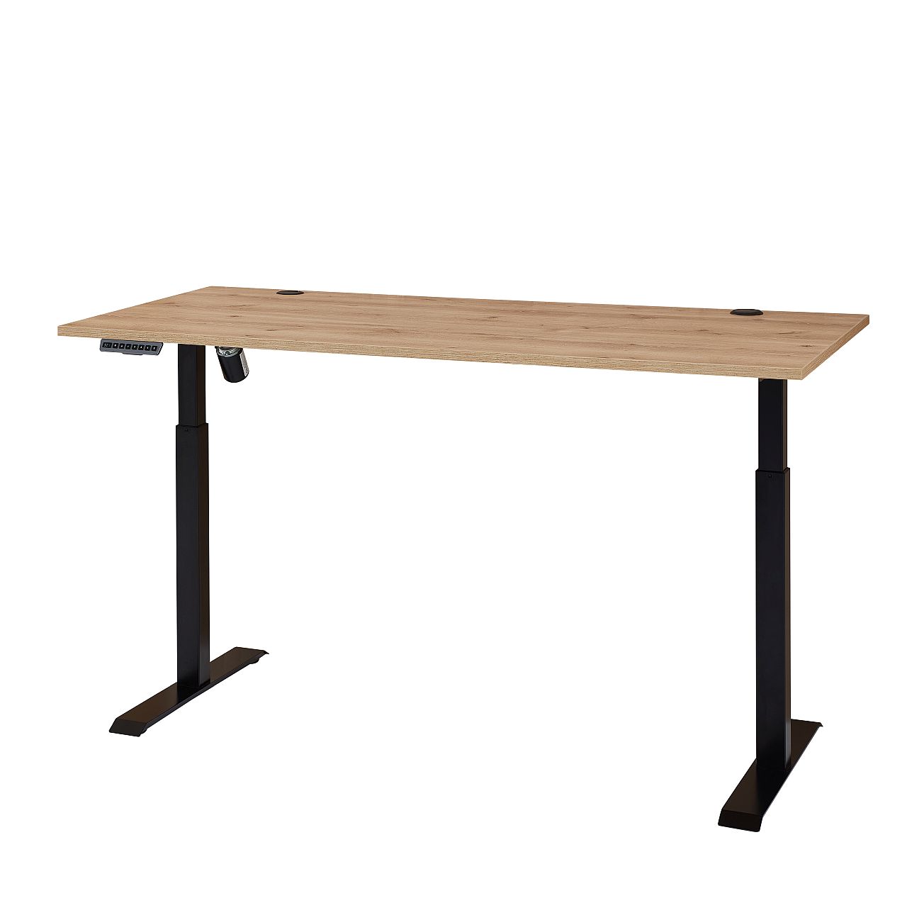 Nábytek do pracovny a kanceláře ATLANTA_ psací stůl 5X 02 HU 27_ rozměry š/v/h_ 160/72/77 cm_ s výškově nastavitelnou pracovní deskou stolu od 64 cm do 129 cm, včetně motoru s paměťovou funkcí_ ve fázi polohování_ obr. 33 Nábytek do pracovny a kanceláře ATLANTA_ psací stůl 5X 02 HU 27_ rozměry š/v/h_ 160/72/77 cm_ s výškově nastavitelnou pracovní deskou stolu od 64 cm do 129 cm, včetně motoru s paměťovou funkcí_ ve fázi polohování_ obr. 33