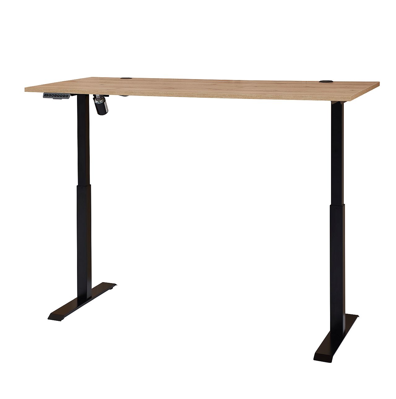 Nábytek do pracovny a kanceláře ATLANTA_ psací stůl 5X 02 HU 27_ rozměry š/v/h_ 160/72/77 cm_ s výškově nastavitelnou pracovní deskou stolu od 64 cm do 129 cm, včetně motoru s paměťovou funkcí_ ve fázi polohování_ obr. 36 Nábytek do pracovny a kanceláře ATLANTA_ psací stůl 5X 02 HU 27_ rozměry š/v/h_ 160/72/77 cm_ s výškově nastavitelnou pracovní deskou stolu od 64 cm do 129 cm, včetně motoru s paměťovou funkcí_ ve fázi polohování_ obr. 36