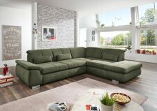 Sedací souprava PUSH_ sestava 3LST-SE-1,5STAhoR_ rozměry sestavy zleva 315 x 260 cm_ výška 85-100 cm_ nastavení hloubky sedu ve standardu_ ostatní volitelné funkce za příplatek_ v látce Nemo moos_ obr. 6 Sedací souprava PUSH_ sestava 3LST-SE-1,5STAhoR_ rozměry sestavy zleva 315 x 260 cm_ výška 85-100 cm_ nastavení hloubky sedu ve standardu_ ostatní volitelné funkce za příplatek_ v látce Nemo moos_ obr. 6