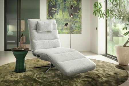 Relaxační lehátko TIFFANY 9801 s motorovým polohováním_ plocha na ležení 82 x 206 cm_ "zátylkový" polštářek za příplatek_ v látce Famous nature (skup. 2)_ obr. 1