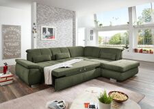 Sedací souprava PUSH_ sestava 3LST-SE-1,5STAhoR_ rozměry sestavy zleva 315 x 260 cm_ výška 85-100 cm_ nastavení hloubky sedu ve standardu_ ostatní volitelné funkce za příplatek_ v látce Nemo moos_ obr. 10 Sedací souprava PUSH_ sestava 3LST-SE-1,5STAhoR_ rozměry sestavy zleva 315 x 260 cm_ výška 85-100 cm_ nastavení hloubky sedu ve standardu_ ostatní volitelné funkce za příplatek_ v látce Nemo moos_ obr. 10
