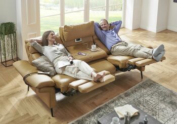 SALMA_oblouková sofa_kůže Evita dijon 