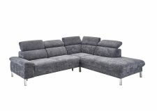 Sedací souprava MELROSE 1082_ sestava 22501 - 62005_ rohové rozměry zleva 272 x 217 cm_ polohovatelné opěrky hlavy ve standardu_ v látce Famous anthrazit_ foto schéma_ obr. 8