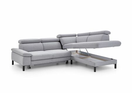 Sedací souprava MELROSE 1082_ sestava 22501 - 62005_ rohové rozměry zleva 272 x 217 cm_ úložný prostor_ volitelná funkce za příplatek_ v látce Melrose platin_ foto schéma_ obr. 14
