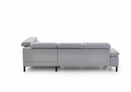 Sedací souprava MELROSE 1082_ sestava 22501 - 62005_ rohové rozměry zleva 272 x 217 cm_ zadní pohled_ v látce Melrose platin_ foto schéma_ obr. 17