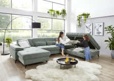 Sedací souprava FLOOR_ sestava CanL-2,5ELST-SE-1,5STAhor_ rozměry sestavy zleva 198 x 353 x 255 cm_ výška 84-102 cm_ nastavení hloubky sedu mimo "roh" a "kanape" ve standardu_ ostatní volitelné funkce za příplatek_ v látce Cyber zinc (lát. skupina 2)_ foto s modelem_ obr. 7 Sedací souprava FLOOR_ sestava CanL-2,5ELST-SE-1,5STAhor_ rozměry sestavy zleva 198 x 353 x 255 cm_ výška 84-102 cm_ nastavení hloubky sedu mimo "roh" a "kanape" ve standardu_ ostatní volitelné funkce za příplatek_ v látce Cyber zinc (lát. skupina 2)_ foto s modelem_ obr. 7