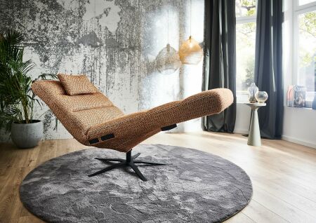 Relaxační lehátko TIFFANY 9801 s motorovým polohováním_ plocha na ležení 82 x 206 cm_ "zátylkový" polštářek za příplatek_ v látce Vita orange (skup. 4)_ obr. 6