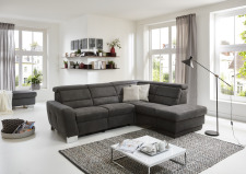 Sedací souprava REGIS_ sestava 2,5L - 1KOGR_ rozměry sestavy zleva 269 x 200 cm_ volitelné funkce a polštáře za příplatek_ v látce Feeling anthrazit_ obr. 10 Sedací souprava REGIS_ sestava 2,5L - 1KOGR_ rozměry sestavy zleva 269 x 200 cm_ volitelné funkce a polštáře za příplatek_ v látce Feeling anthrazit_ obr. 10