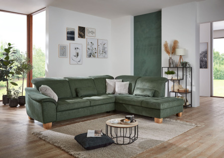 Sedací souprava LANZAROTE_ sestava 3LKV -1,5KORKV_ rohové rozměry sestavy zleva 299 x 243 cm_ polohovatelné opěrky hlavy ve standardu_ ostatní volitelné funkce za příplatek_ v látce Cyber moos_ obr. 8