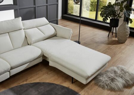 Sedací souprava SALMA_ detail motorové polohovací funkce RELAX u elementu "Longchair"_ volitelná funkce za příplatek_ obr. 12