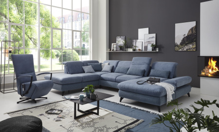 Sedací souprava CATALINA_ sestava 5996_68_ ukázka sedací soupravy s relaxačním TV křeslem_ volitelným doplnkem k sedací soupravě _ obr. 3