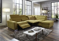 Sedací souprava REGIS_ sestava 3L-1,5KOGR_  rozměry sestavy zleva 295 x 245 cm_ volitelné funkce a polštáře za příplatek_ v látce Gina bambus_ obr. 29