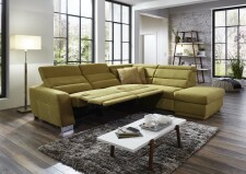 Sedací souprava REGIS_ sestava 3L-1,5KOGR_  rozměry sestavy zleva 295 x 245 cm_ volitelné funkce a polštáře za příplatek_ v látce Gina bambus_ obr. 30