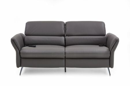 Model ESPERANZA 5031_ ukázka 2,5sedu s příplatkovou motorickou funkcí RELAX_ v kůži Softline fango (skup. C/D)_ čelní pohled_ obr. 11