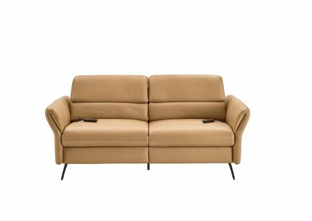 Model ESPERANZA 5031_ ukázka 2,5sedu s příplatkovou motorickou funkcí RELAX_ v kůži Mercury hönig (skup. J)_ čelní pohled_ obr. 11