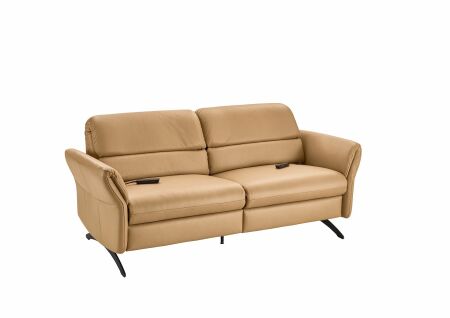 Model ESPERANZA 5031_ ukázka 2,5sedu s příplatkovou motorickou funkcí RELAX_ v kůži Mercury hönig (skup. J)_ šikmý pohled_ obr. 11