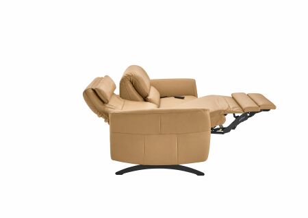 Model ESPERANZA 5031_ ukázka 2,5sedu s příplatkovou motorickou funkcí RELAX_ v kůži Mercury hönig (skup. J)_ boční pohled_ obr. 14