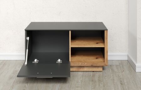 Předsíňový nábytek SYDNEY_ lavice 2134-310-84_ š/v/h_ 90/48/40 cm_  otevřená_ obr. 9