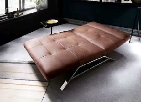 Relaxační lehátko RIMOLA 2.0 MAXI s motorovým polohováním_ plocha na ležení 120 x 198 cm_ v kůži Mercury brandy (skup. J)_ obr. 3