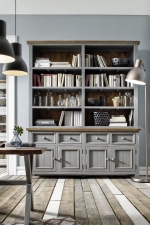 Obývací a jídelní nábytek ANTIC grey_komoda s regálem typ 21 v interieru_obr. 7 Obývací a jídelní nábytek ANTIC grey_komoda s regálem typ 21 v interieru_obr. 7