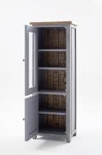 Obývací a jídelní nábytek ANTIC grey_vitrina levá typ 10_otevřená_obr. 16 Obývací a jídelní nábytek ANTIC grey_vitrina levá typ 10_otevřená_obr. 16