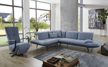 Sedací souprava AROLLA_ sestava 5366_ v látce Amsterdam eisblau + TV relaxační křeslo AROLLA STYLE_ obr. 9