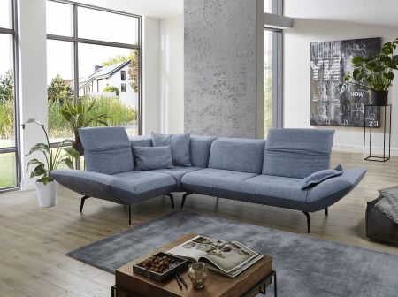 Sedací souprava AROLLA_ sestava 5366_ v látce Amsterdam eisblau _ polohovatelné opěrky hlavy a područky_ obr. 11