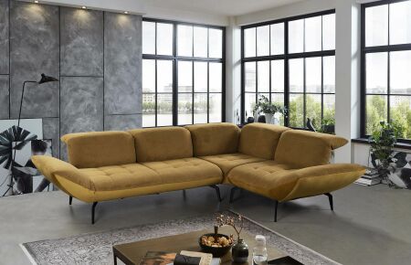 Sedací souprava AROLLA_ sestava 5367_ dvoubarevné provedení_ v látce Paris gelb a Riviera gold _ obr. 15