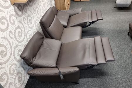 Sofa 3-sed SEVILLA 3620_ š/v/h:  282 x 108 x 94 -174 cm_ 2x  2-motorová polohovací funkce RELAX s mechanismem "srdeční váhy"_  v kůži Dickleder braun_ foto prodejna_ obr. 11