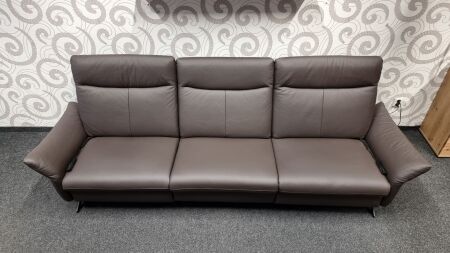 Sofa 3-sed SEVILLA 3620_ š/v/h:  282 x 108 x 94 -174 cm_ 2x  2-motorová polohovací funkce RELAX s mechanismem "srdeční váhy"_  v kůži Dickleder braun_ foto prodejna_ obr. 15