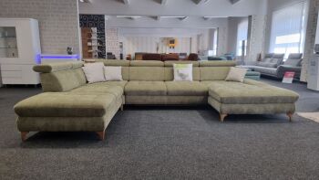 Sedací souprava do tvaru "U" CATALINA s funkcemi_ sleva 40% 