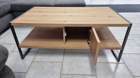 Obývací stěna CESENA_ dub bianco_ rozměry š/v/h: 110/ 45/ 65 cm_ otevřená oboustranná dvířka úložného boxu_ foto prodejna_ obr. 9