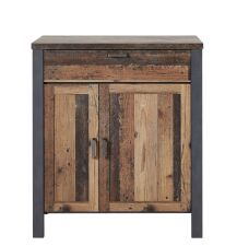 Předsíňový nábytek CARTAGO_ botník 30 95 VV 11_ rozměry š/v/h:  94 / 105 / 40 cm_ čelní pohled_ obr. 2