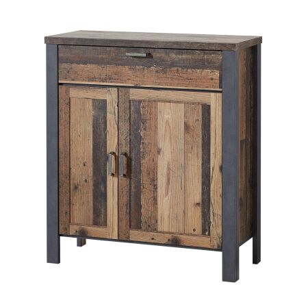 Předsíňový nábytek CARTAGO_ botník 30 95 VV 11_ rozměry š/v/h:  94 / 105 / 40 cm_ šikmý pohled_ obr. 3
