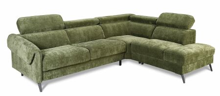 Sedací souprava COCO CHANEL_ sestava 2 FL + EM + OTM P_ rohové rozměry (zleva): 276 x 213 cm_ potah látka (skup.1)_ polohovatelné opěrky hlavy u všech elementů_ obr. 5