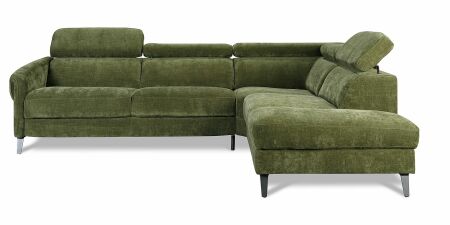 Sedací souprava COCO CHANEL_ sestava 2 FL + EM + OTM P_ rohové rozměry (zleva): 276 x 213 cm_ potah látka (skup.1)_ čelní pohled_ obr. 8