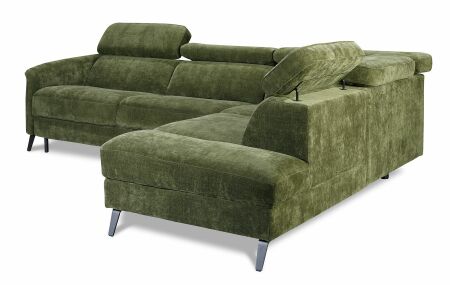 Sedací souprava COCO CHANEL_ sestava 2 FL + EM + OTM P_ rohové rozměry (zleva): 276 x 213 cm_ potah látka (skup.1)_ zadní pohled_ obr. 9
