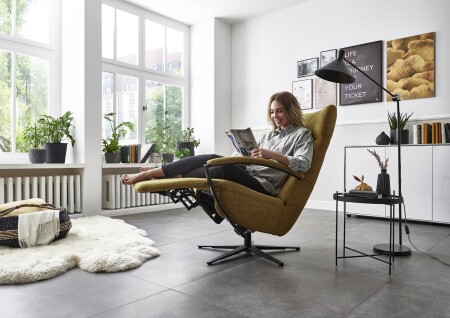 Relaxační křeslo COMFORT-FLEXX_ konfigurace A4_1DRF-V_ v látce Calido curry_ obr. 7