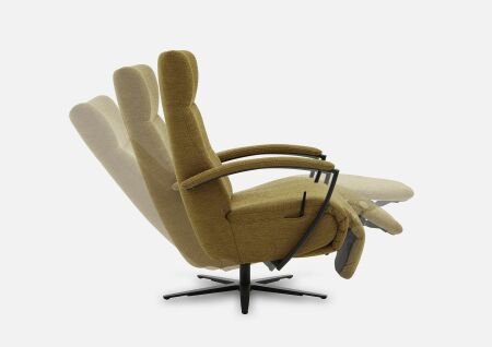 Relaxační křeslo COMFORT-FLEXX_ konfigurace A4_1DRF-V_ v látce Calido curry_ obr. 14