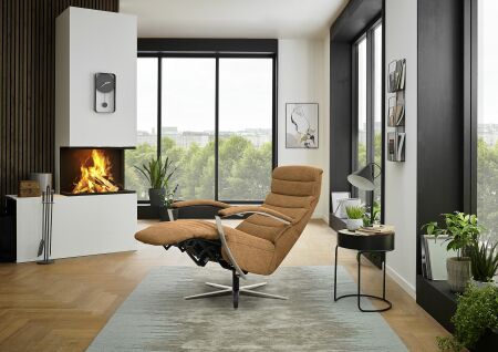 Relaxační křeslo COMFORT-FLEXX_ konfigurace C3_1DRFV_ v látce Calido sun_ obr. 27
