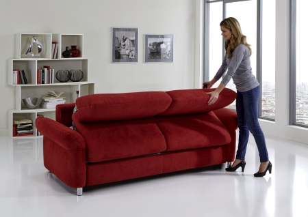 Sofa s funkc na span COMFORT SLEEP_ka sedku 162 cm, podruky typ 21, plocha na span 148 x 200 cm_v ltce Kati bordeaux_obr. 10